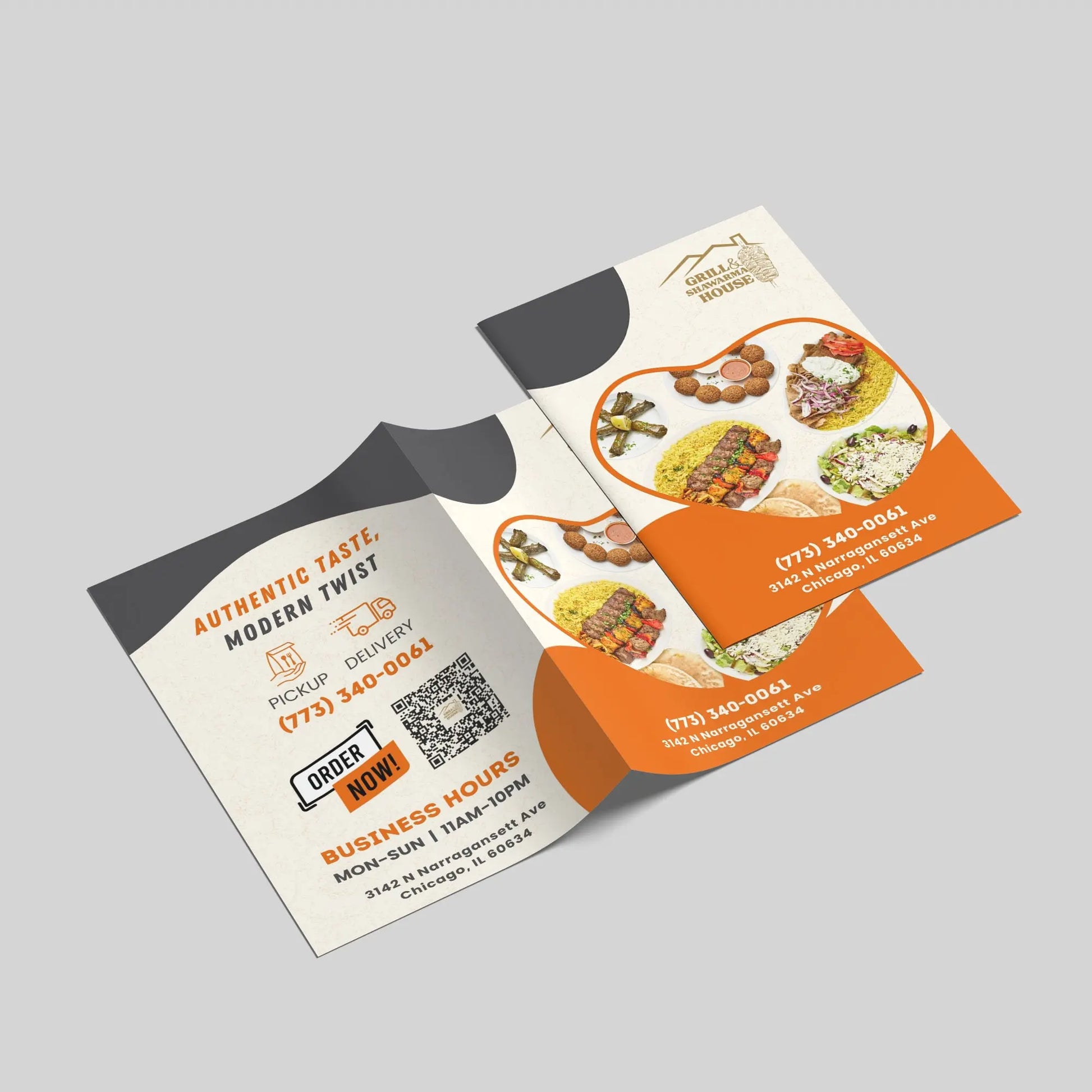 Bi-fold  Menu My Store