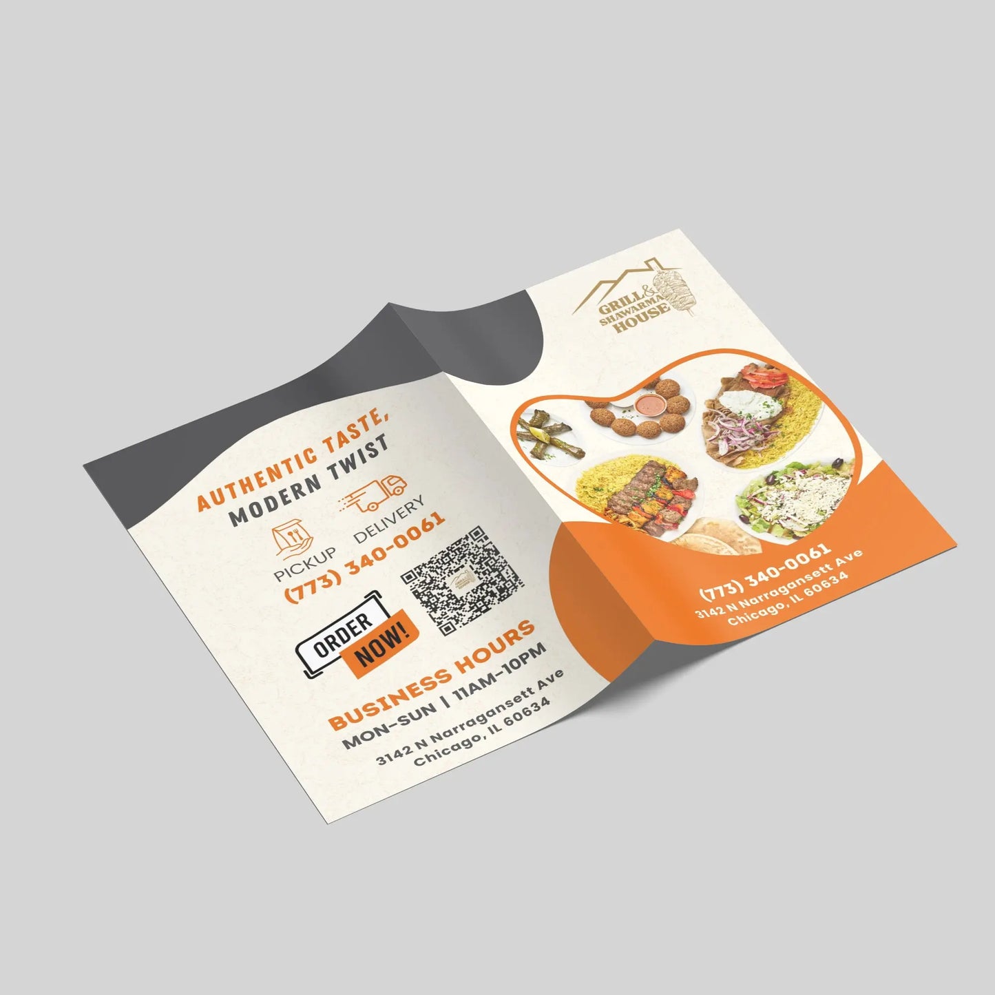 Bi-fold  Menu My Store