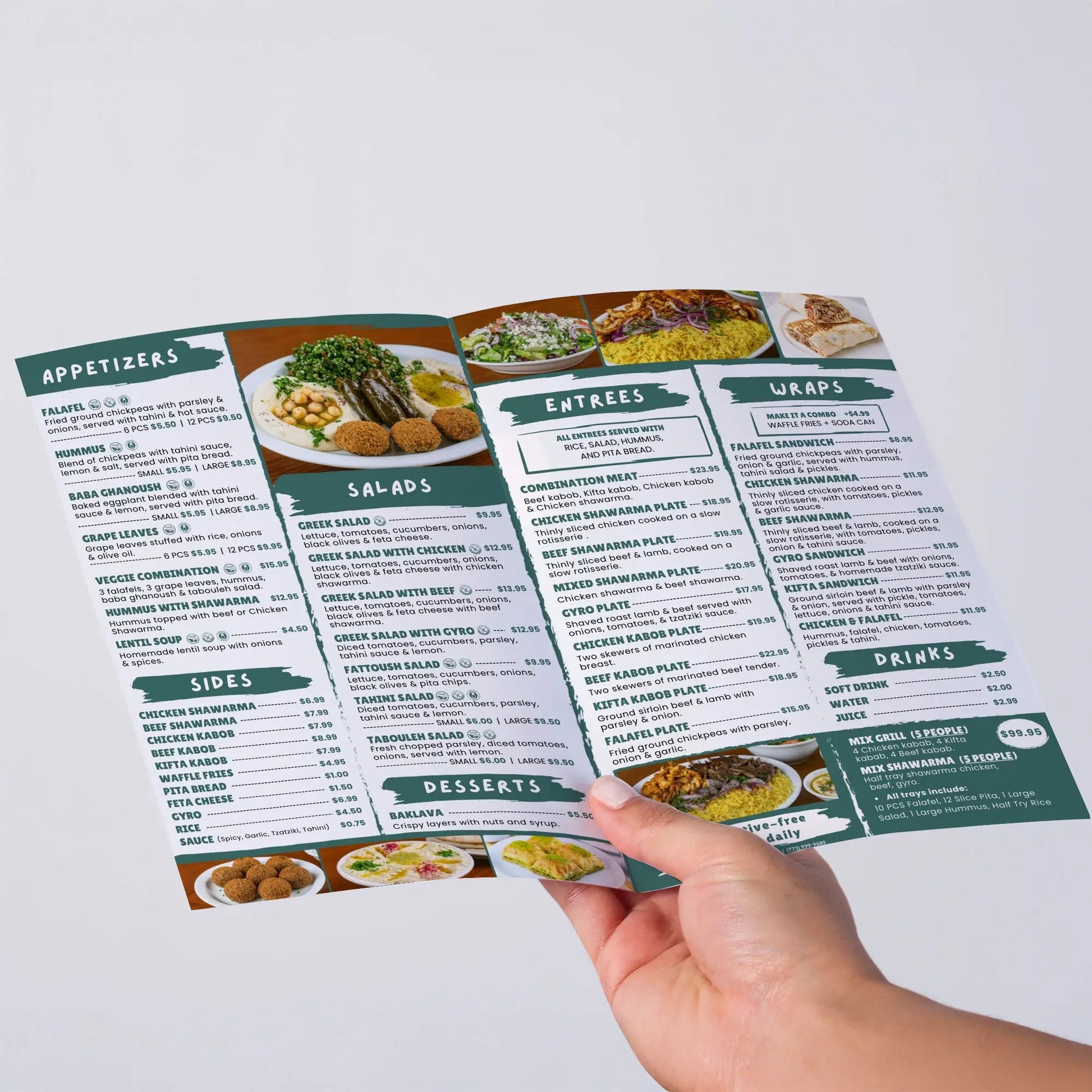 Bi-fold  Menu My Store