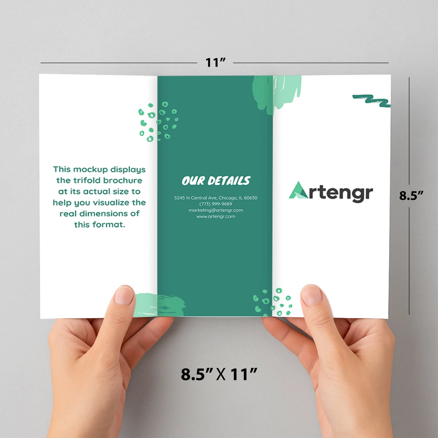 Tri-fold  Menu My Store