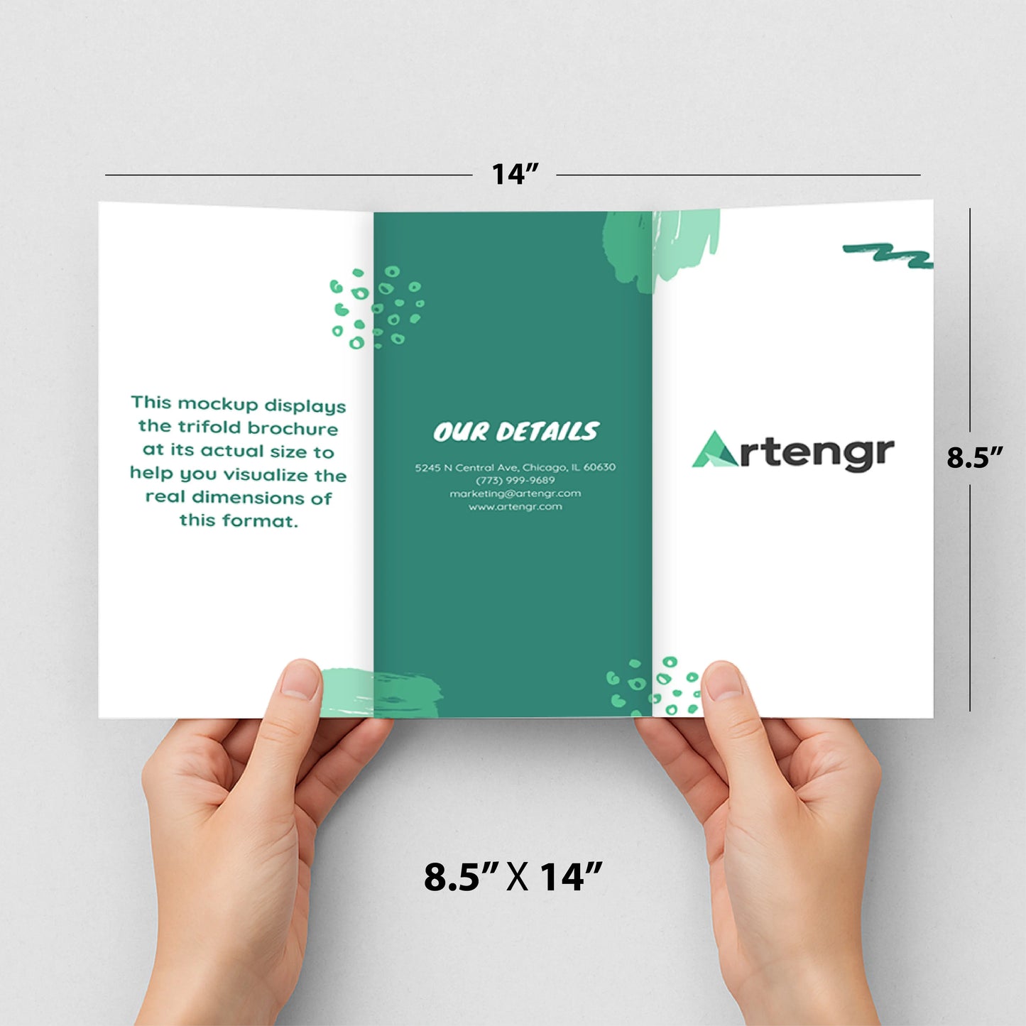 Tri-fold  Menu My Store