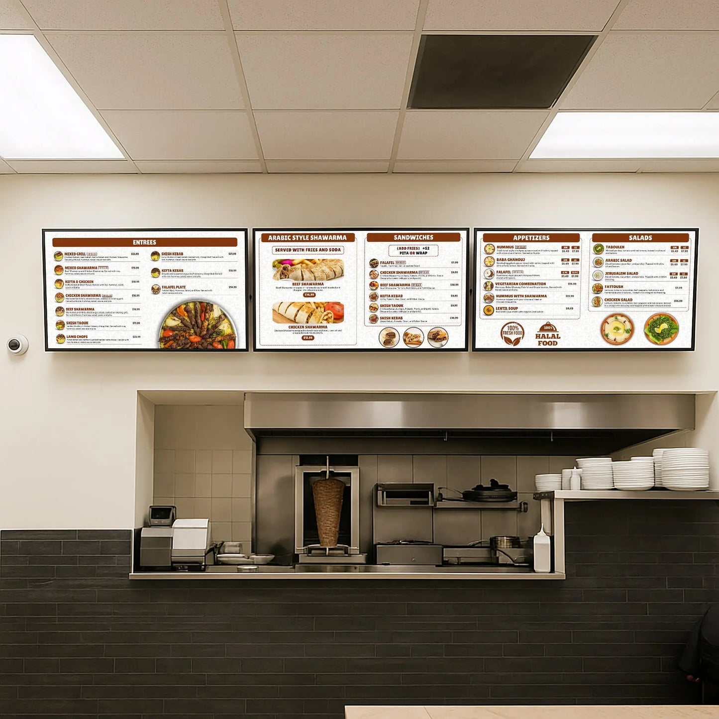 Menu Screens Desigs My Store