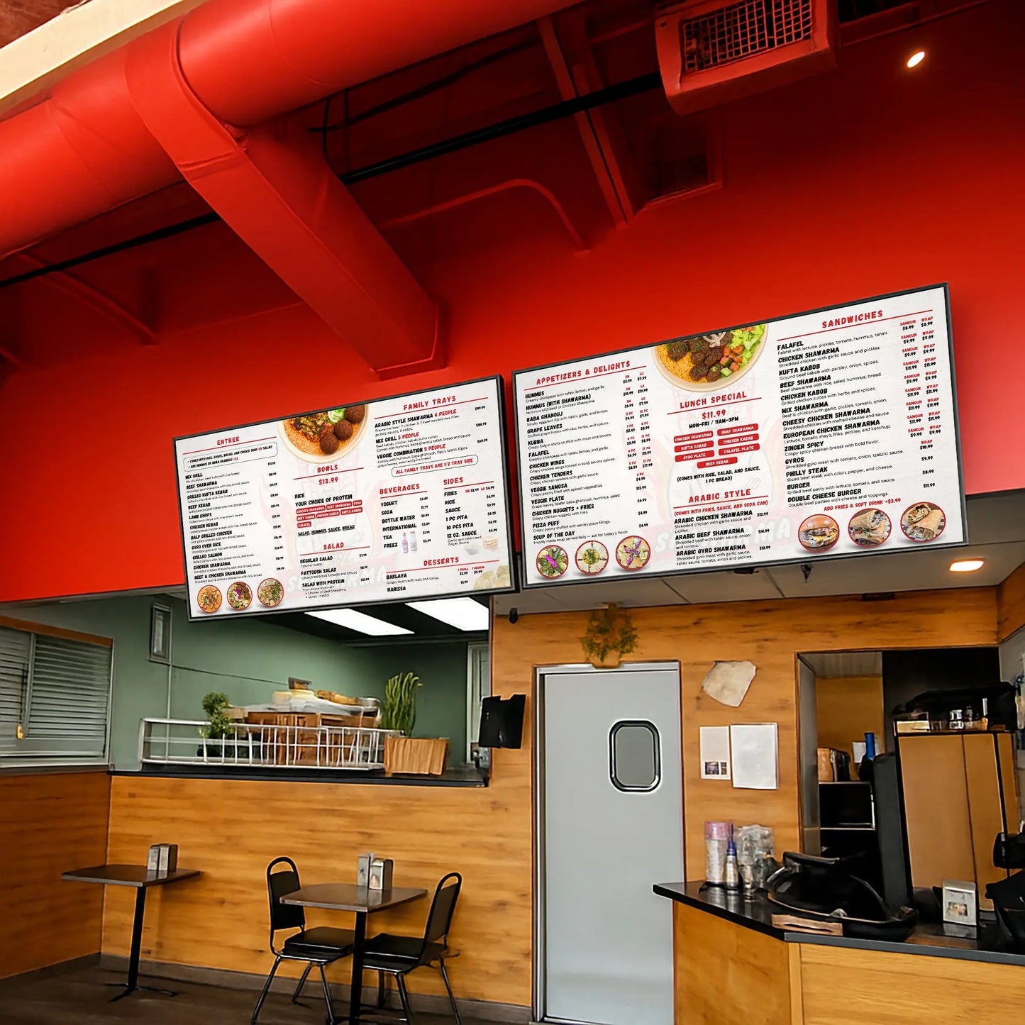 Menu Screens Desigs My Store