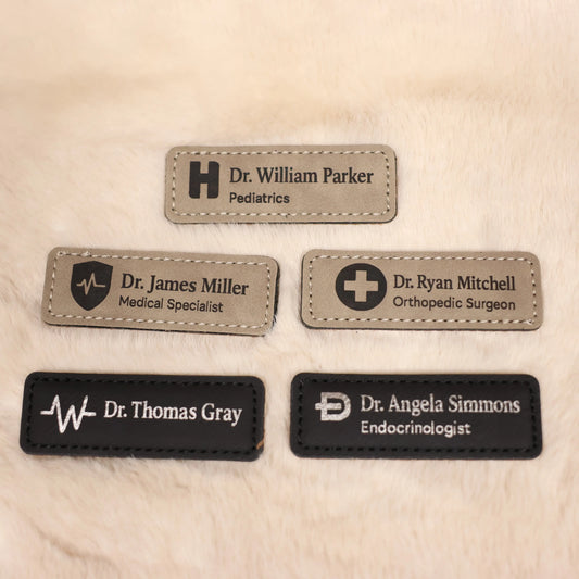 Saddle collection 1" x 3" Rectangular Name Badge My Store