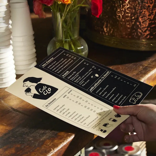 Waterproof Flat Menus My Store