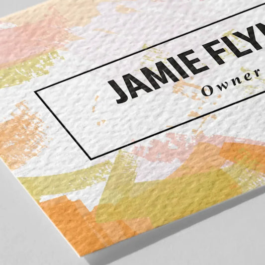 Natural Textured Business Cards - B09 Artengr Marketing Solutions