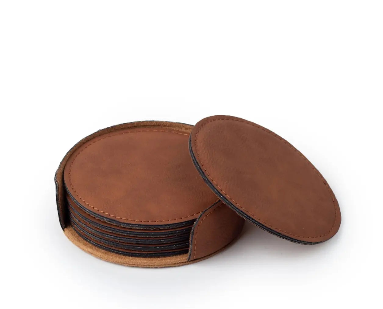 Saddle Collection Round Shaped Coaster My Store